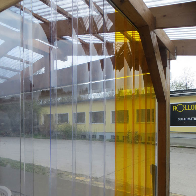 transparente und gelbe Windfanglamellen